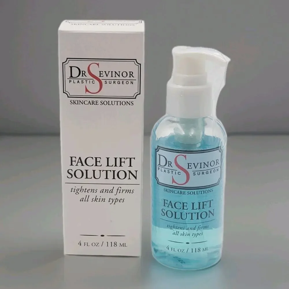 Dr. Sevinor Skincare Solutions Face Lift Solution - New/Sealed 4 oz. Bottle - o5